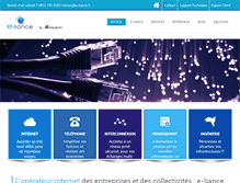 Tablet Screenshot of e-liance.fr